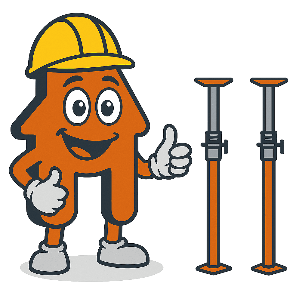 Maskot půjčovny – stojky